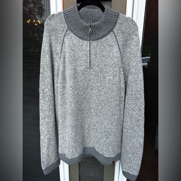 Mountain Khakis Men’s Gray Relaxed Quarter-Zip Pullover X-Large - Picture 1 of 5